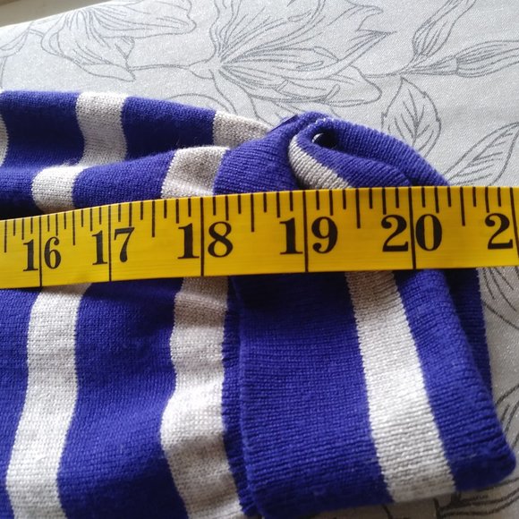 RED WOMAN Striped Sweater - Picture 6 of 9